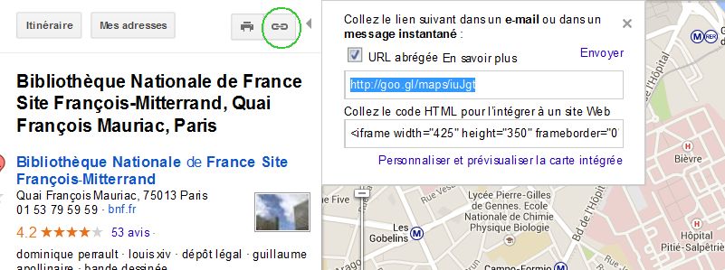 option google maps